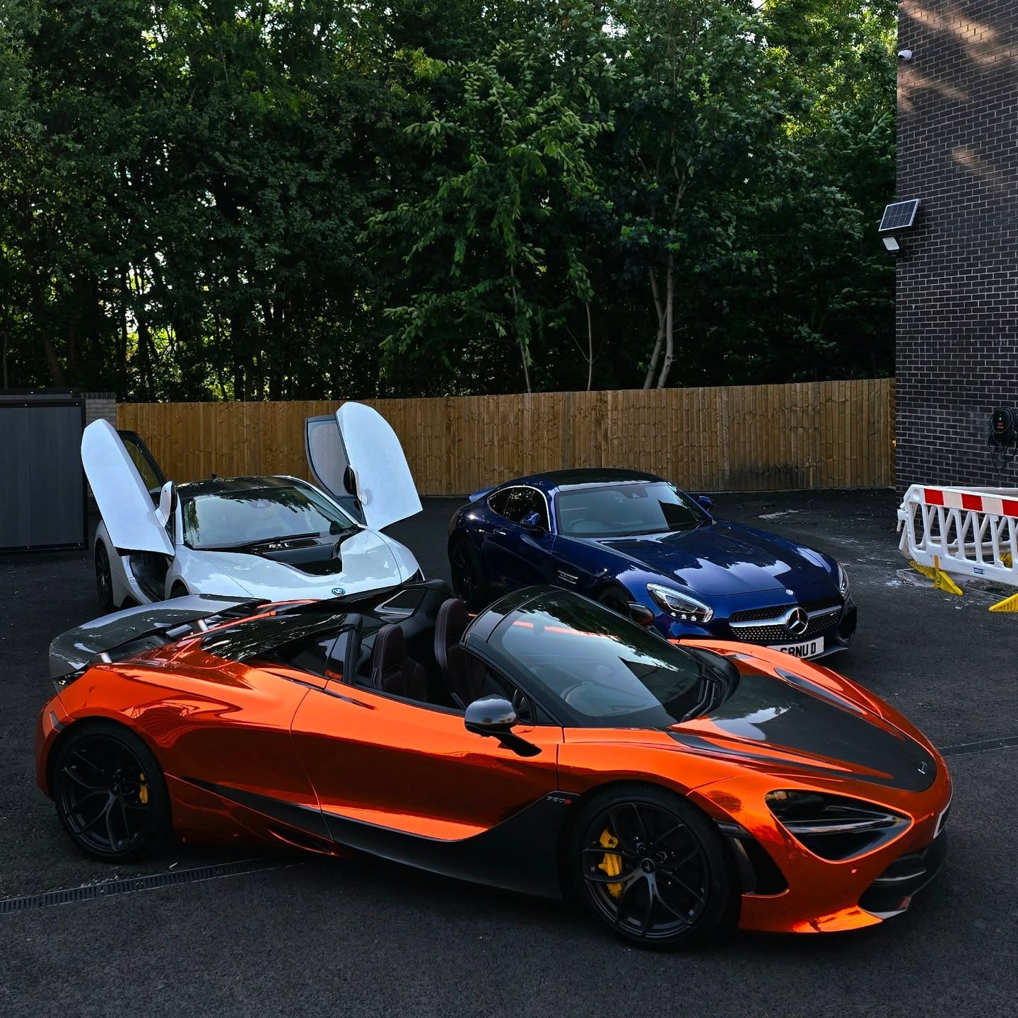 A collection of performance cars representing the lifestyle built through ecommerce